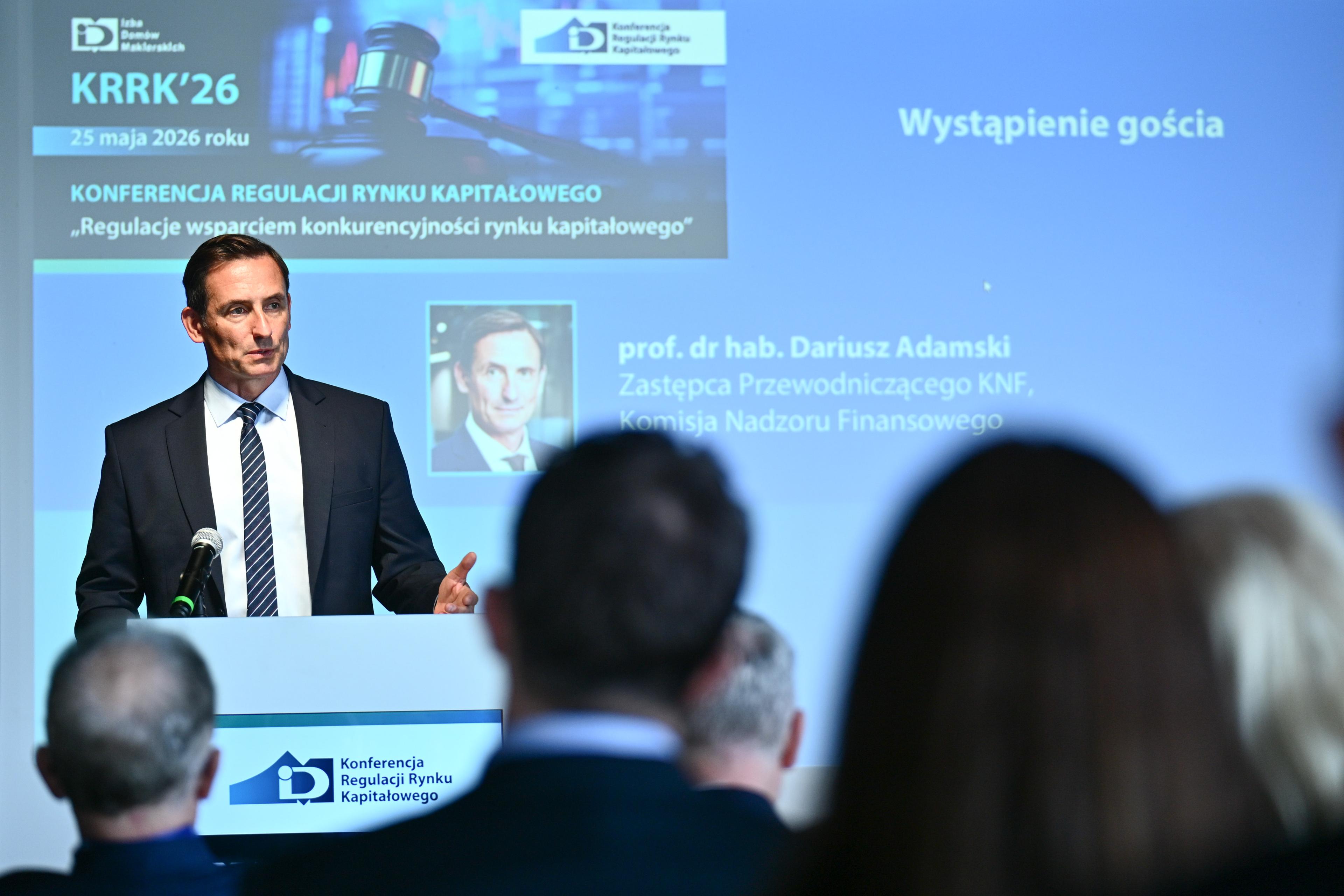 Dariusz Adamski wystąpił podczas Konferencji Regulacji Rynku Kapitałowego IDM_1