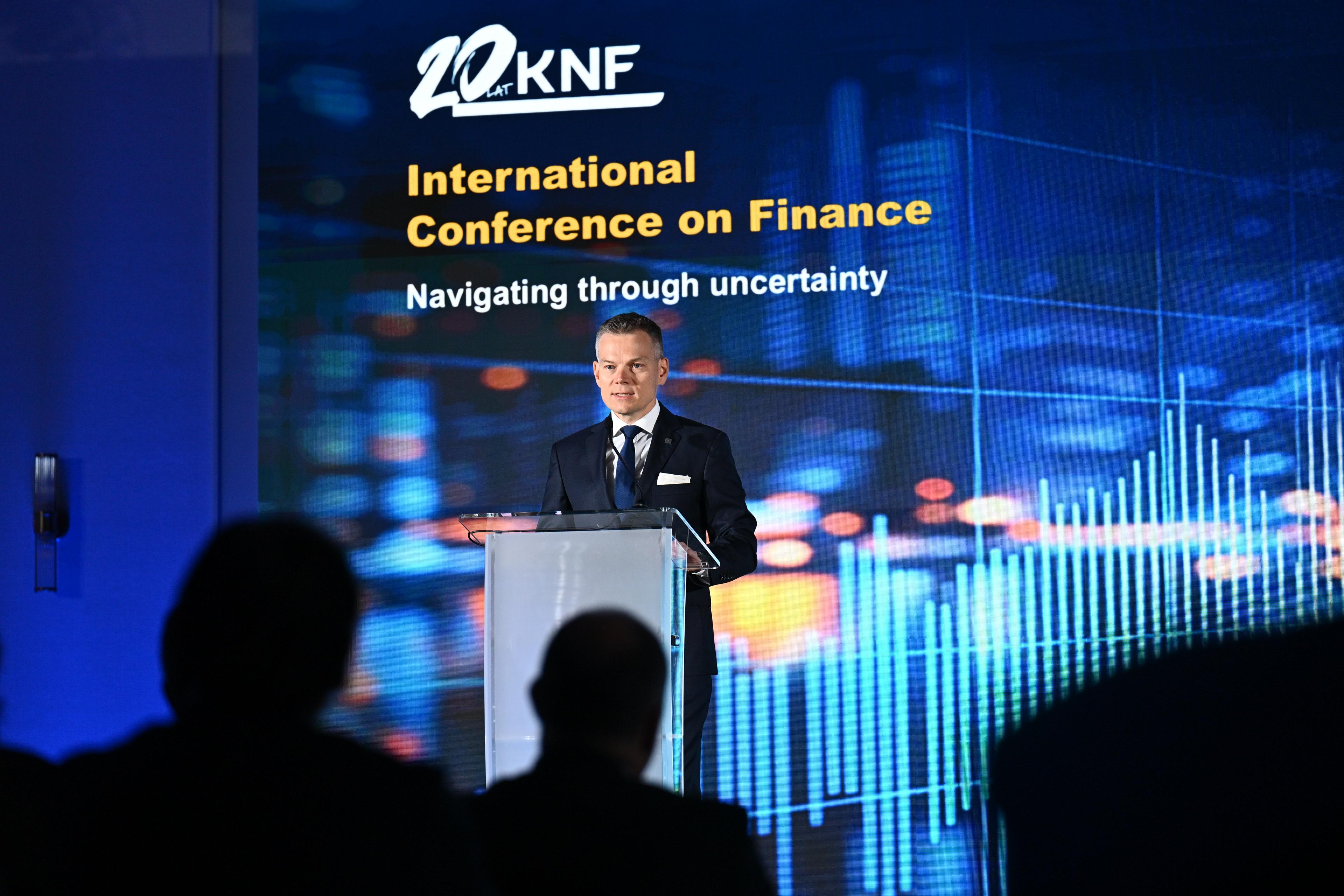 Jacek Jastrzębski podczas International Conference on Finance