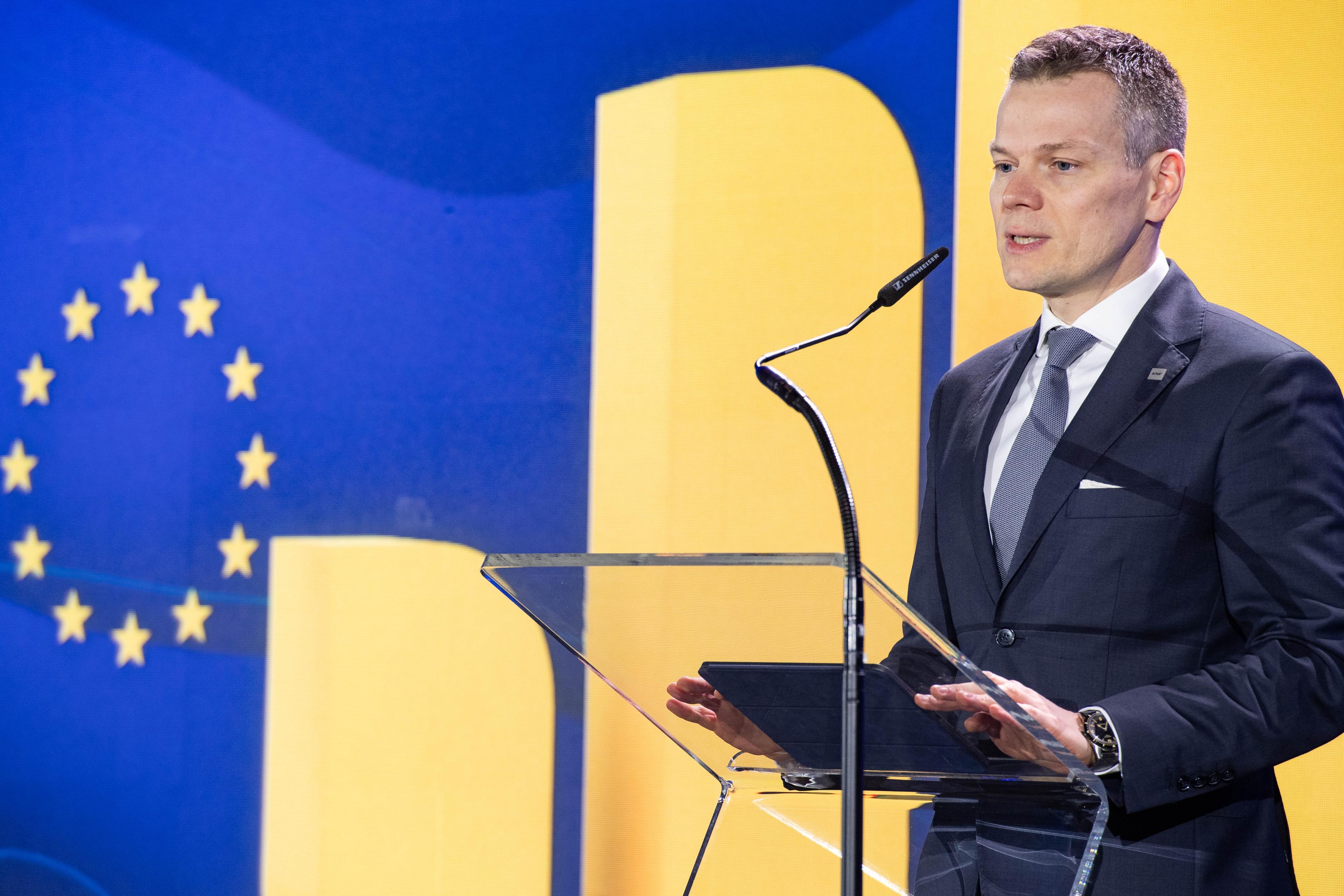 Jacek Jastrzębski podczas The European Capital Markets Forum - 2